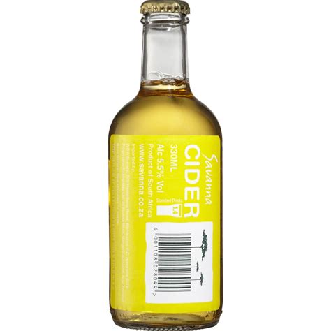 Savanna Apple Cider Dry Premium Bottle 330ml Single Woolworths