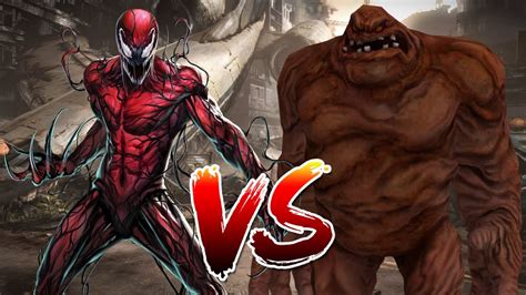 When eddie broke out, he left a part of his symbiote behind, and carnage was born. Carnage VS Clayface | Who Wins? - YouTube