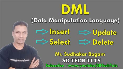 Dml Commands In Sql Dml Insert Select Update And Delete Commands
