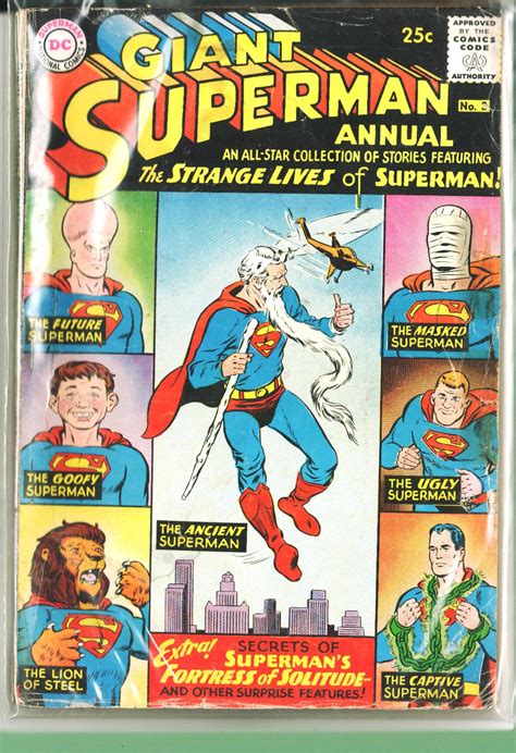 Superman Annual 3 1961 Comic Books Silver Age Dc Comics
