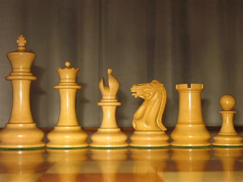 1851 Reproduction Staunton Chessmen By The Official Staunton Chess