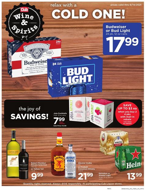 Cub Foods Ad Circular 0801 08142021 Yulak