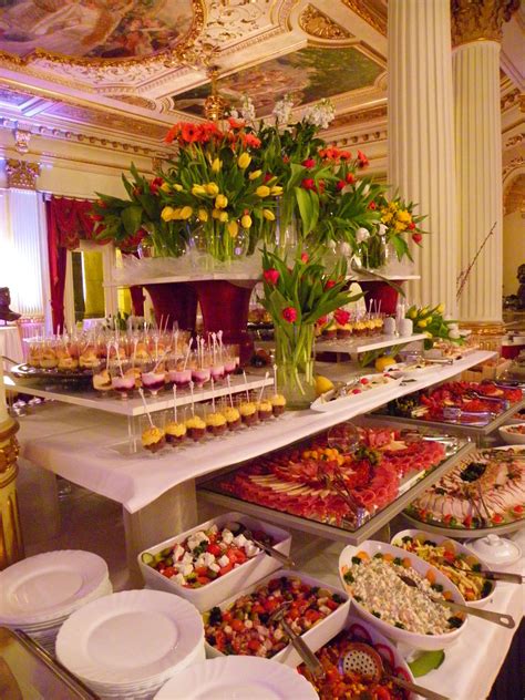 These buffet table food signs i created are a great way to let everyone know the name of each dish. Catering Tim Lisak-corporate catering | Food display table ...