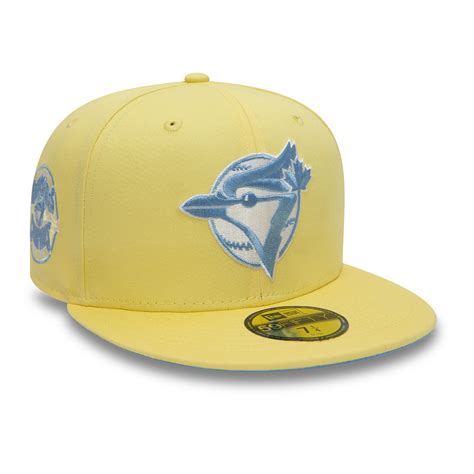 Official New Era Toronto Blue Jays Mlb Soft Yellow 59fifty Fitted Cap