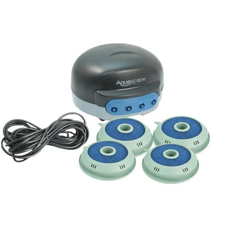 Shop now for pond supplies, water features, fish food and care, aerators, pumps, filters and much more. Aquascape 4 Outlet Pond Aerator | Small Pond Aeration Kits ...
