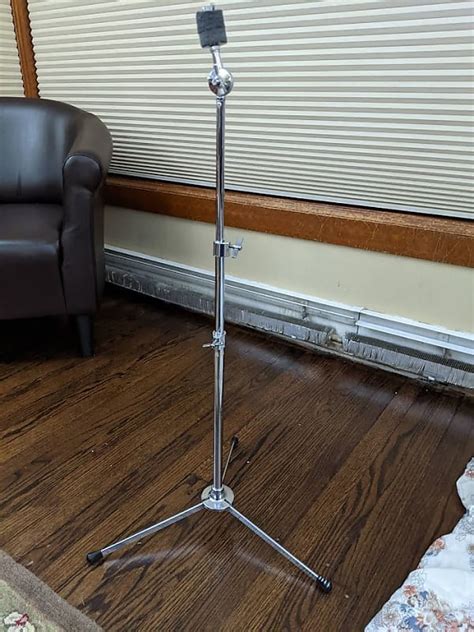 Vintage Ludwig Standard Flat Base Cymbal Stand 3 Please Reverb