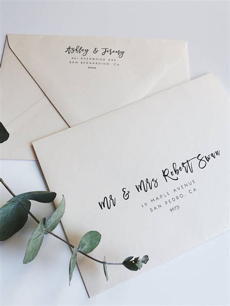 Wedding Envelope Template Address Envelope Template DIY Wedding Address
