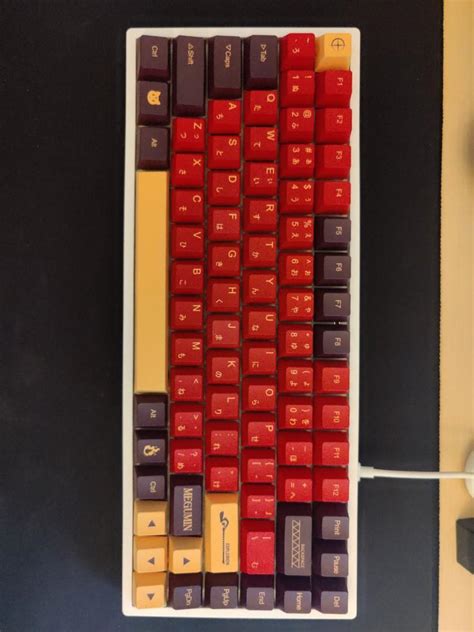 Megumin Red And Gold Keycaps Computers And Tech Parts And Accessories