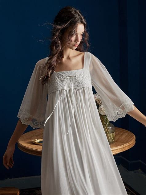 Victorian Nightgown Vn21748 Etsy Victorian Nightgown Nightgowns For Women Night Gown
