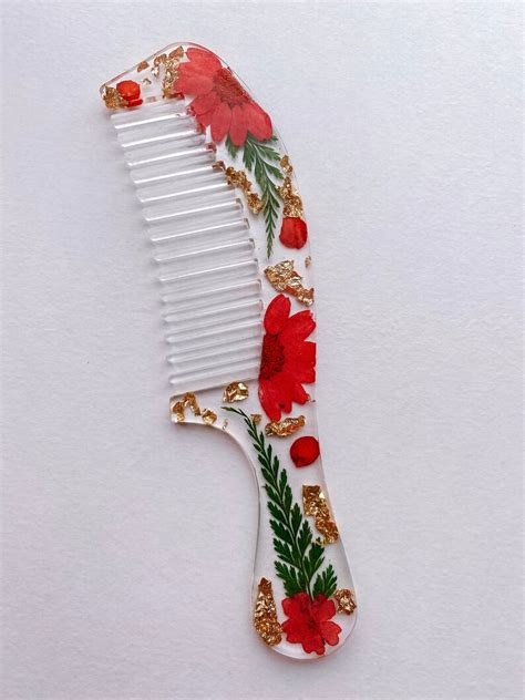 Resin Comb Customizable With Name Etsy