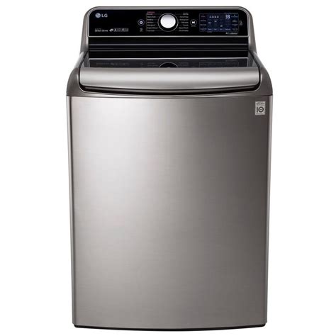 Shop Lg High Efficiency Top Load Washer Graphite Steel Energy Star At