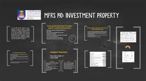 Investment properties are initially measured at cost and, with some exceptions. MFRS 140: INVESTMENT PROPERTY by Miyra Rosli on Prezi Next