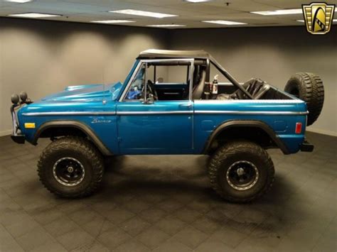 Ford Bronco 1977 Blue For Sale Gccdet848 1977 Ford Bronco 0 Blue