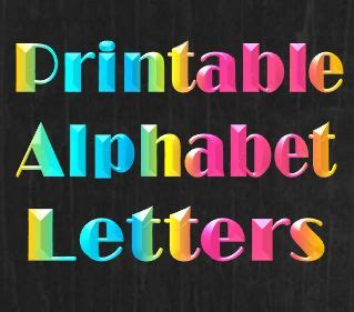 Click on the picture of the letter you wish to print below. Printable alphabet letters, templates, & stencils that ...