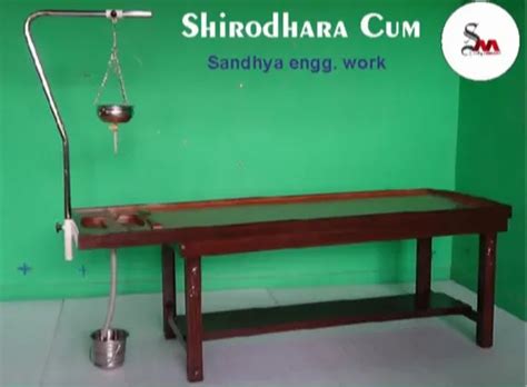 Wood Shirodhara Cum Massage Table At Rs In Delhi ID