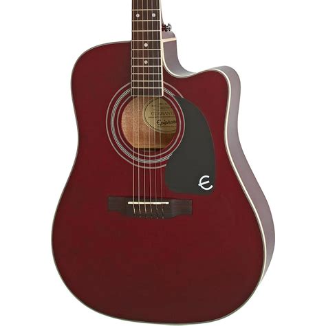 Epiphone Pro 1 Ultra Acoustic Electric Guitar Wine Red Musicians Friend