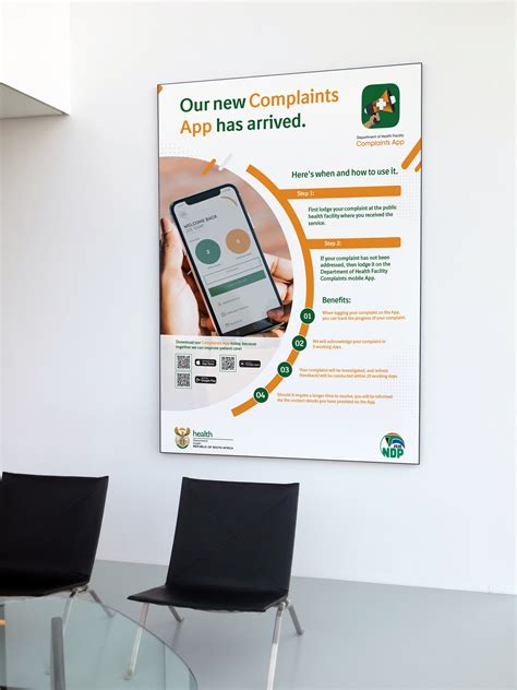 Department of Health Complaints App | Poster Design on Behance