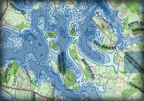 Bass Fishing Tips And Tales Learning To Read Lake Maps