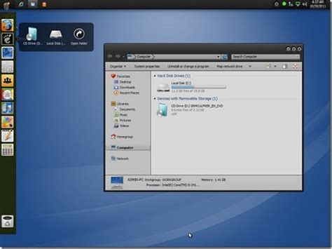 Transform Windows 7 Into Linux With Gnome Skin Pack