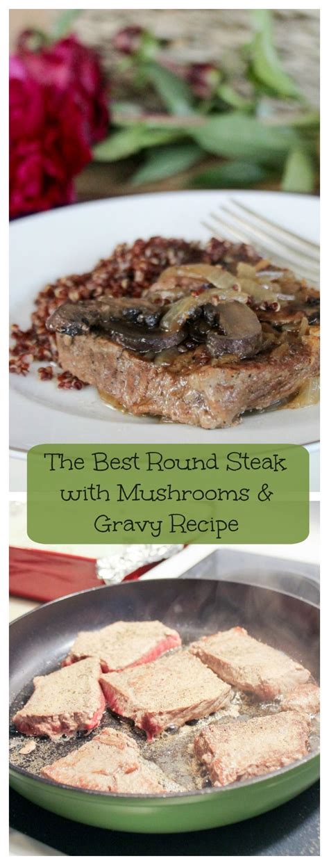 On a deli slicer, ideally. The Best Round Steak with Mushrooms & Gravy | Recipe | Food recipes, Round eye steak recipes ...