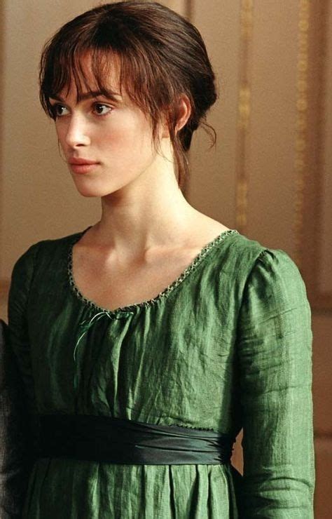 Lizzie Bennet In Her Green Dress Pride And Prejudice Pride And Prejudice 2005 Keira Knightley