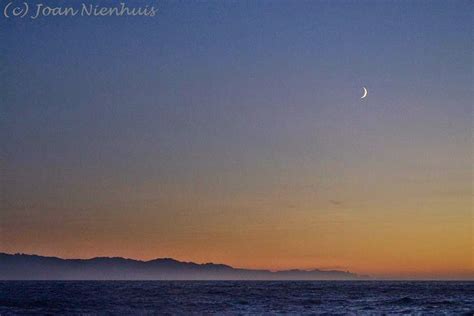 Pacific Northwest Photography Crescent Moon