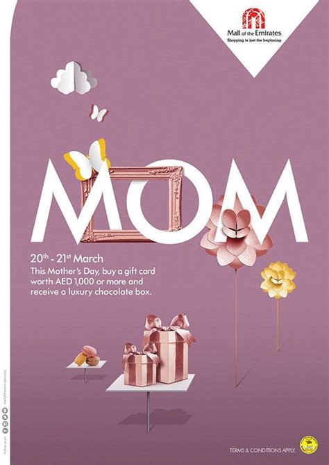 You know you need a card to go with that gift, those flowers, but did you in our pages and pages of mother's day selections, you'll find designs for all the women you want to honor. Mothers Day Poster Design | Mothers day advertising ...