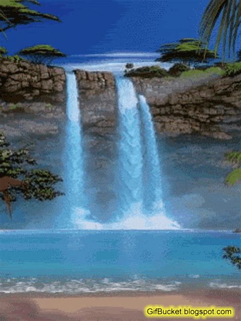 50 3d Animated Waterfall Wallpapers Wallpapersafari
