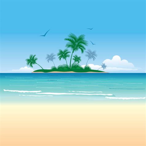 Royalty Free Island Clip Art Vector Images And Illustrations Istock