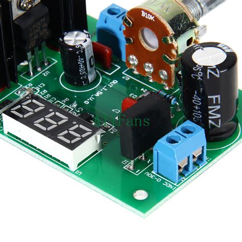 LM317 AC DC Adjustable Voltage Regulator Step Down Power Supply LED