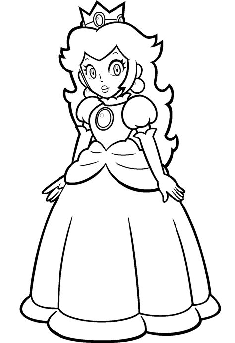 800x667 princess peach coloring page princess peach 1048x815 the best super mario bros coloring pages to print coloringstar. Princess Peach Coloring Pages - Worksheet School in 2020 ...