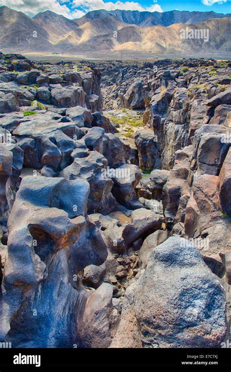 The Fossil Falls Is A Unique Geological Feature Located In The Coso