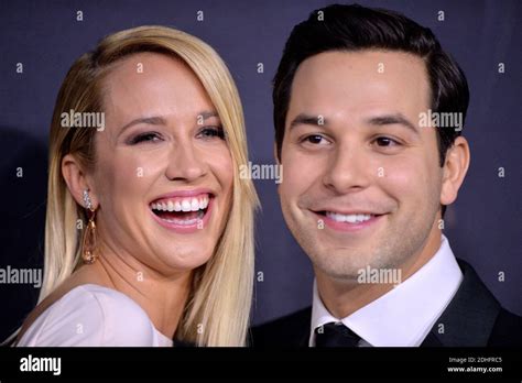Anna Camp And Skylar Astin Attend The Premiere Of Universal Pictures Pitch Perfect At Dolby