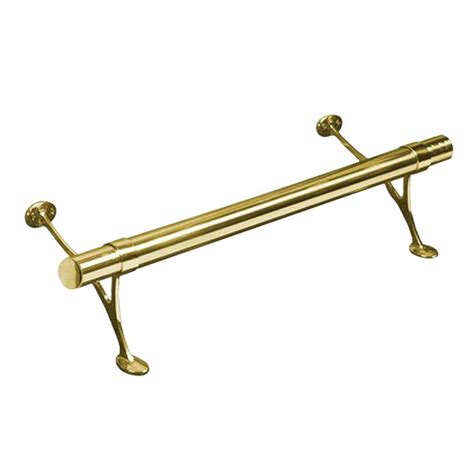 Some simple tips as well as a supply list and set up tutorial for creating your own diy pipe foot rail (bar rail) for your home. Lido Designs 6 ft. Solid Brass Bar Foot Rail Kit-LB-00-FR1006/2 - The Home Depot