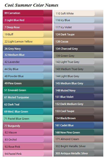 Skin Tony Colour Palette Summer Colors 53 Ideas For 2019