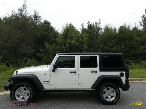 2017 Jeep Wrangler Unlimited Sport 4x4 In Bright White 685178 All