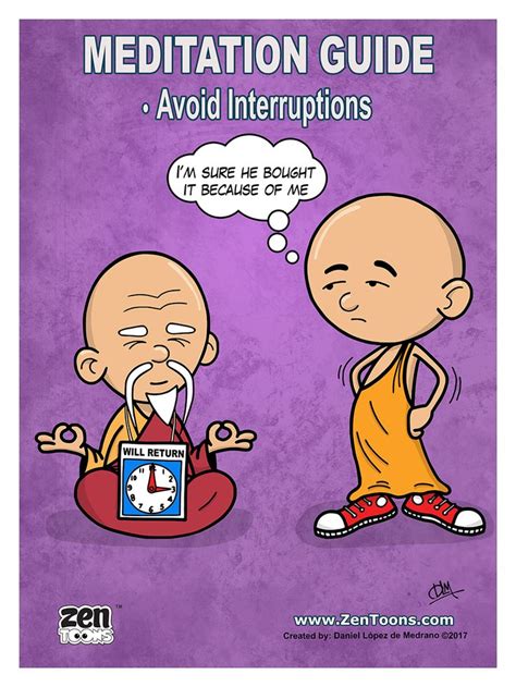 Poster Zentoons 04 Meditation Guide Zentoons Webcomics Zencomics