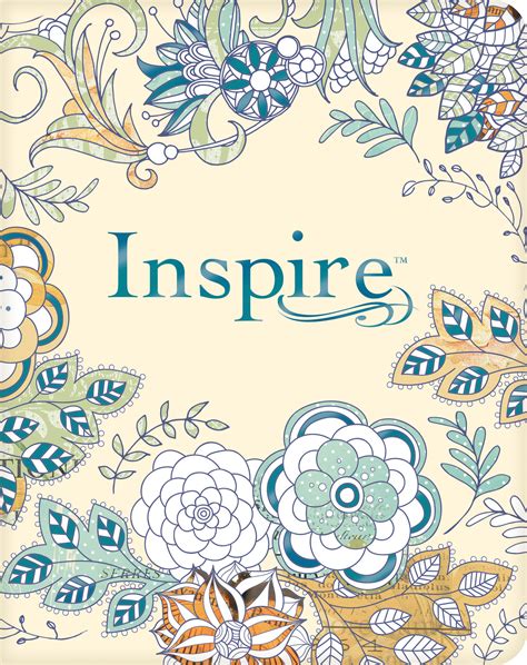 Tyndale Inspire Bible Nlt The Bible For Coloring And Creative Journaling