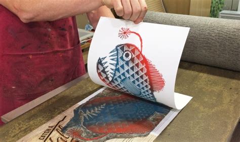 Multi Color Lino Printing And Block Printing Techniques For Artists