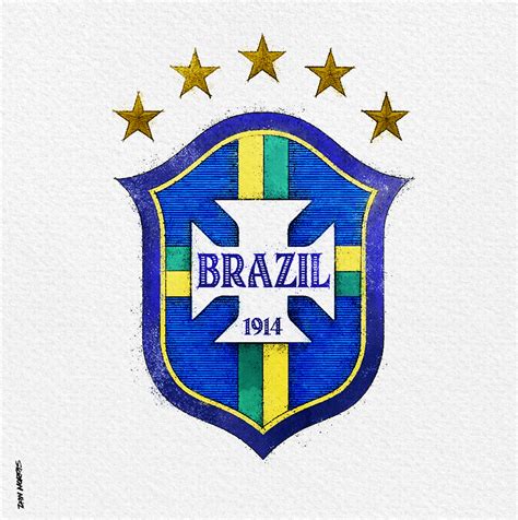 A Retro Retake For Brazil National Football Team Behance