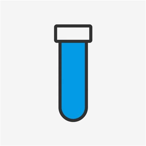 Testing Tube Clipart Transparent PNG Hd Vector Test Tube Icon Test