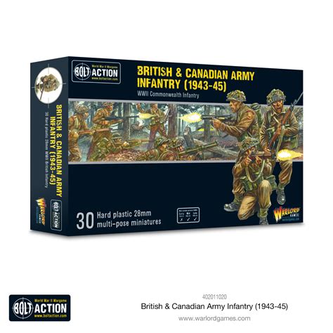 Bolt Action British And Canadian Infantry Warlord Games