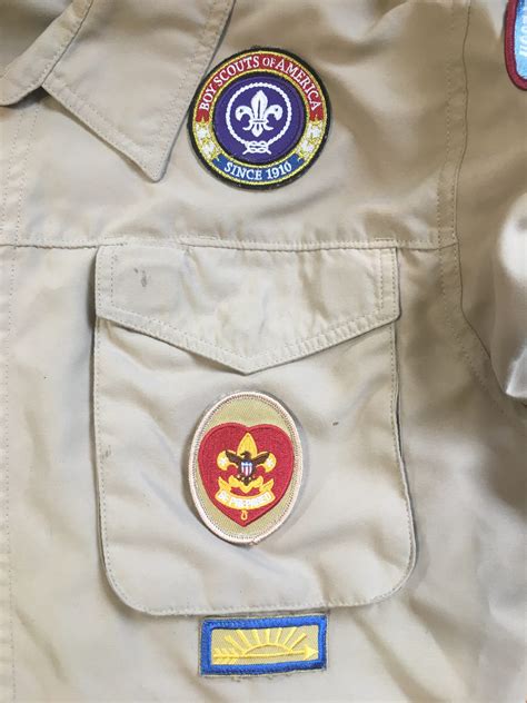 World Crest Emblem Placement Uniform Guide For Cub Scout Leaders