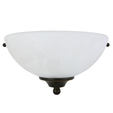 Design House 514554 Millbridge Traditional 1 Light Indoor Dimmable Wall Sconce With Alabaster
