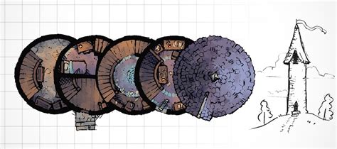 The Wizard S Tower A Free Battle Map For D D Or Other RPGs