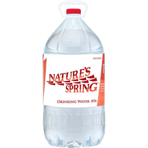 Natures Spring Alkaline Water 10l Water Walter Mart