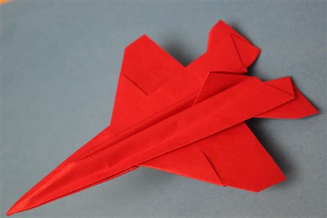 How To Make A Cool Paper Plane Origami Instruction Falcon