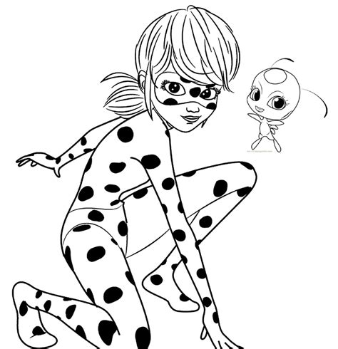 Ladybug Para Colorir 20 Desenhos De Pintar Miraculous Ladybug