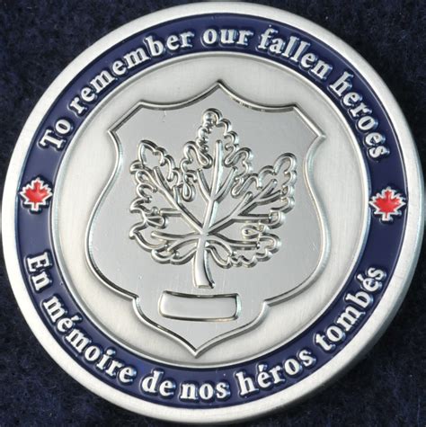 Police And Peace Officers Memorial Ribbon Challengecoinsca