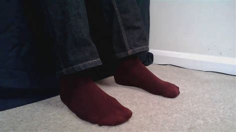Men S Socks Dark Red YouTube